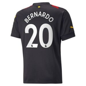 Maillot Kit Enfant Manchester City Extérieur 2022 2023 Bernardo