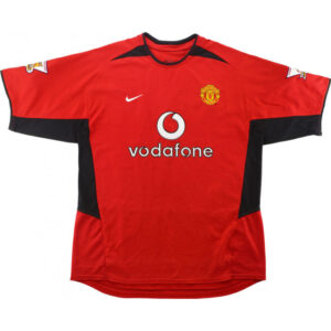 2002-04 Maillot Retro Vintage Manchester United Home Solskjaer