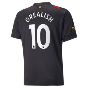 Maillot Kit Enfant Manchester City Extérieur 2022 2023 Grealish
