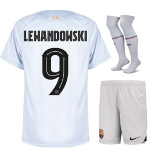 Maillot Kit Enfant Barca 2022 2023 Third Lewandowski