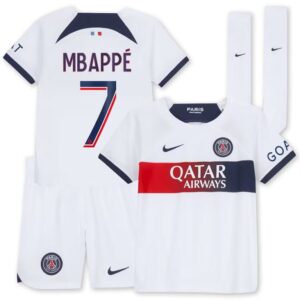 MAILLOT KIT ENFANT PSG EXTERIEUR 2023 2024 MBAPPE