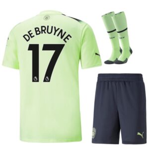 Maillot Kit Enfant Manchester City third 2022 2023 De Bruyne