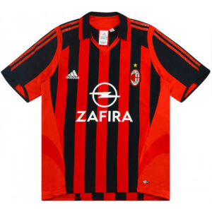2005-06 Maillot Retro Vintage Milan AC Home MALDINI