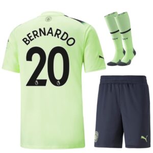 Maillot Kit Enfant Manchester City third 2022 2023 Bernardo