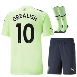 Maillot Kit Enfant Manchester City third 2022 2023 Grealish