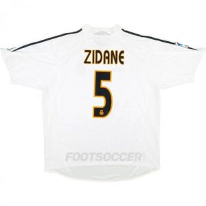 2004-05 MAILLOT RETRO VINTAGE REAL MADRID ZIDANE