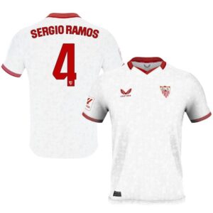 Maillot Enfant FC Seville Domicile 2023 2024 Sergio Ramos