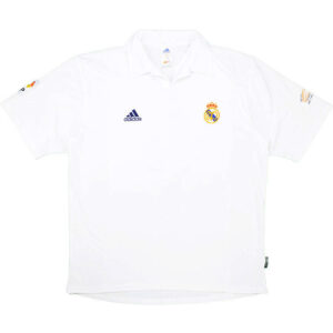 2001-02 MAILLOT RETRO VINTAGE REAL MADRID CENTENAIRE ZIDANE