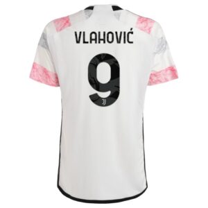 Maillot Kit Enfant Juventus Extérieur 2023 2024 Vlahovic