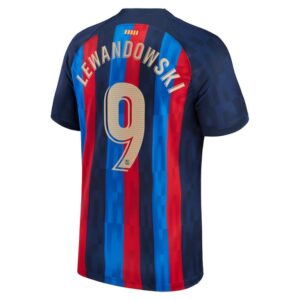 Maillot Kit Enfant Barca 2022 2023 Domicile Lewandowski