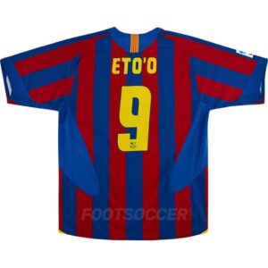 Maillot Barca Domicile 2005-2006 Eto’o