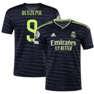 MAILLOT REAL MADRID THIRD 2022 2023 BENZEMA