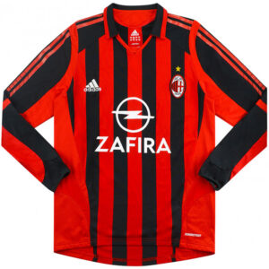 2005-06 Maillot Retro Vintage Milan AC Home INZAGHI