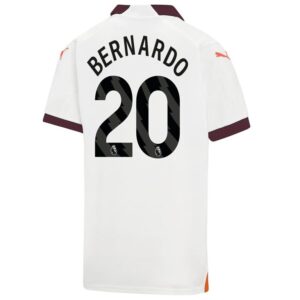 Maillot Kit Enfant Manchester City Exterieur 2023 2024 Bernardo