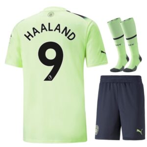 Maillot Enfant Manchester City Third 2022 2023 Haaland