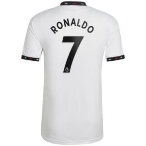 MAILLOT ENFANT MANCHESTER UNITED EXTERIEUR 22 23 RONALDO