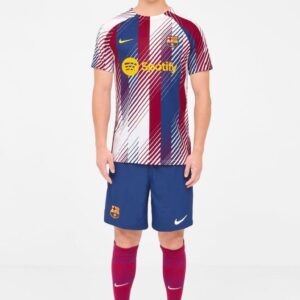 Maillot Barca Pre Match Blanc 2023 2024