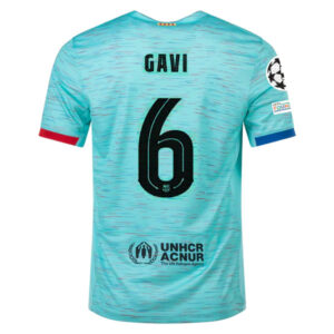 Maillot Kit Enfant Barca 2023 2024 Third Gavi