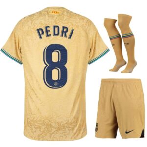 Maillot Kit Enfant Barca 2022 2023 Extérieur Pedri
